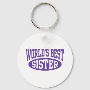 World's Best Sister Keychain