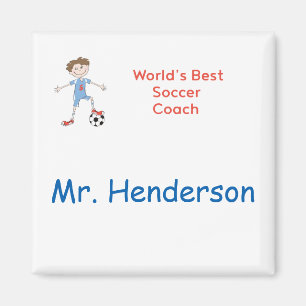 World's Best Soccer Coach Magnet