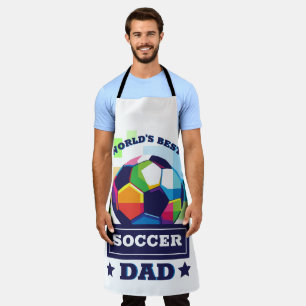 World's Best Soccer Dad Father's Day Apron