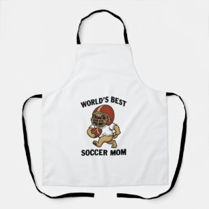 WORLD'S BEST SOCCER MOM - PUG PLAYER APRON