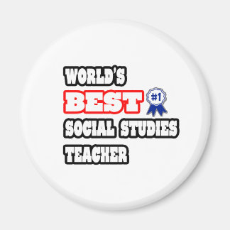 World's Best Social Studies Teacher Magnet