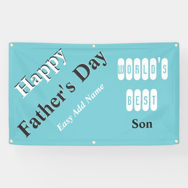 World's Best Son Banner (Horizontal)