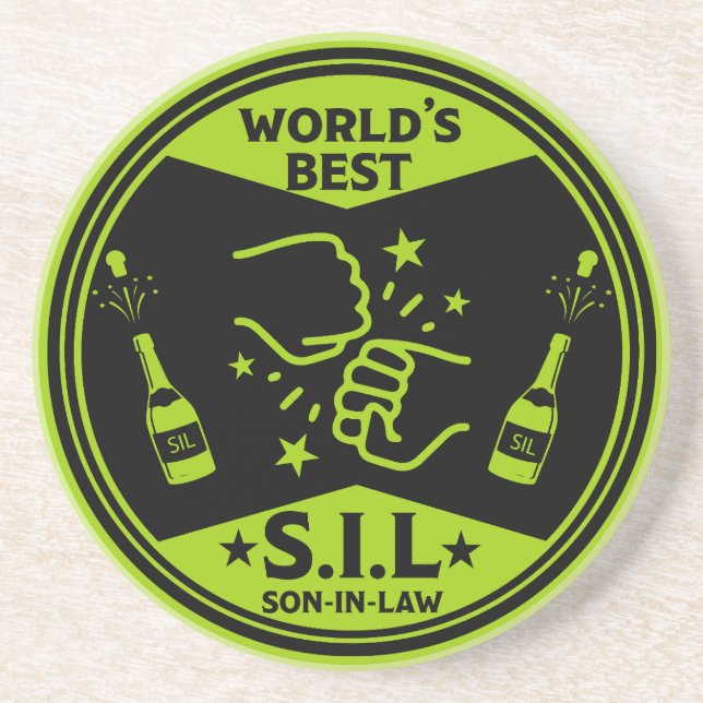 World's Best Son-In-Law Coaster (Front)