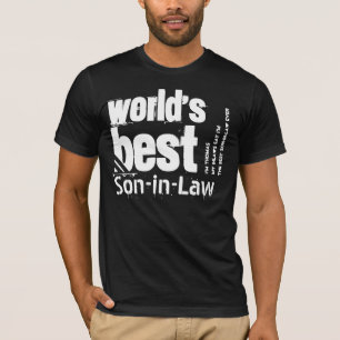 World's Best SON-IN-LAW Grunge Text V20J T-Shirt