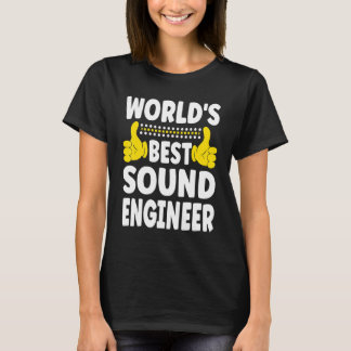 World's Best Sound Engineer   Job Title Sound Engi T-Shirt