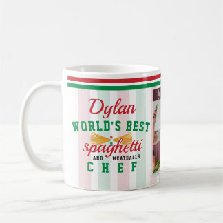 World's Best Spaghetti & Meatballs Funny Italian Coffee Mug