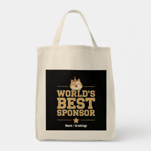 World's Best Sponsor Ever Food Bank Volunteers Tote Bag