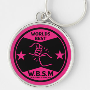 WORLDS BEST STEP MOTHER KEYCHAIN