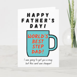 World's Best Stepdad - Father's Day Card
