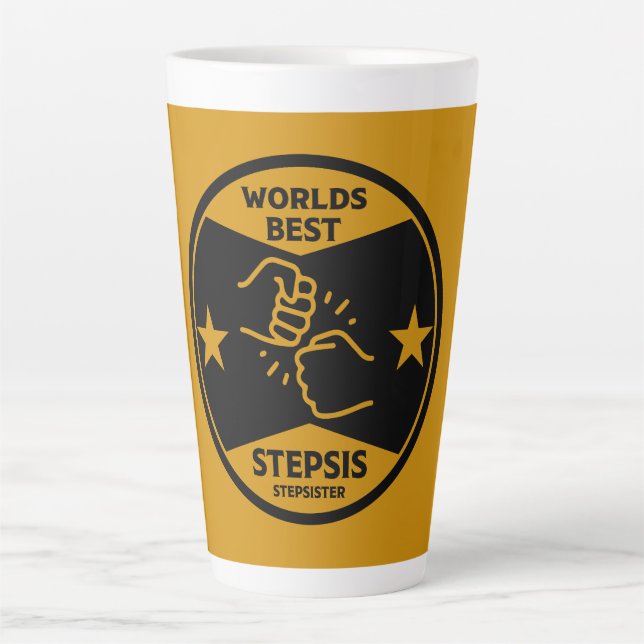 Worlds Best Stepsister Latte Mug (Front)