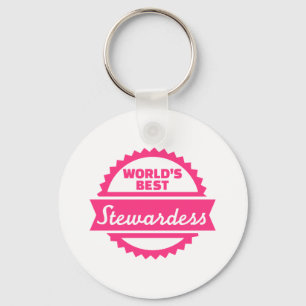 World's best Stewardess Keychain