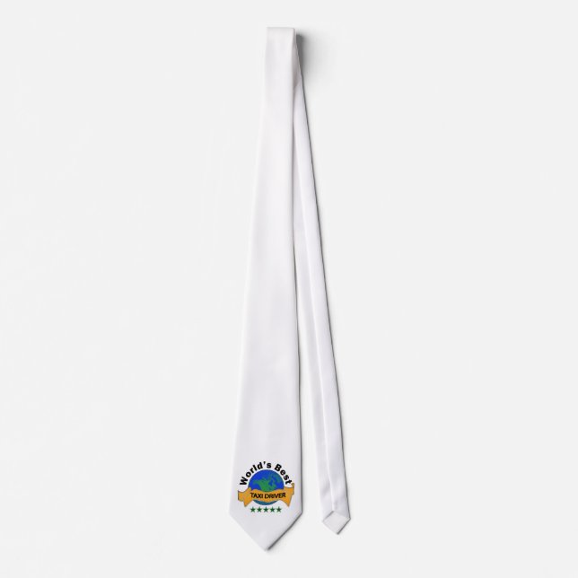 World's Best Taxi Driver Tie (Front)