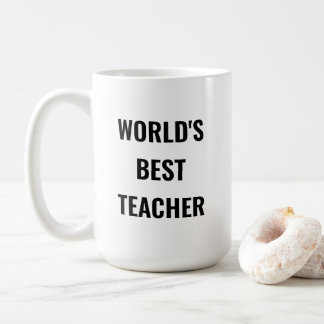 World's Best Teacher coffee mug