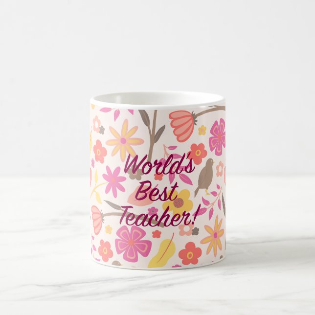World's Best Teacher Coffee Mug (Center)
