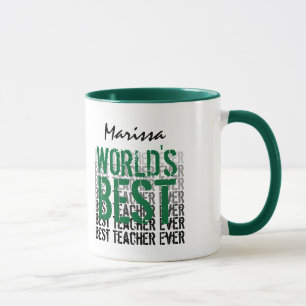 World's Best Teacher Custom Name Ver 8 M008 Mug
