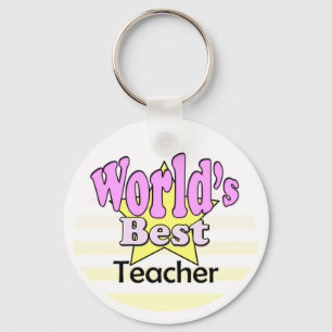 World's Best Teacher (Female) Keychain