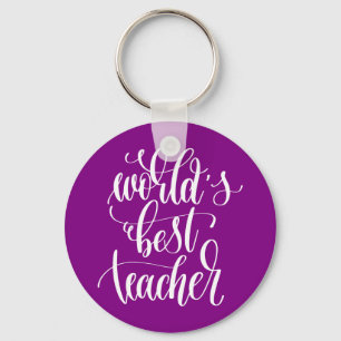 World's Best Teacher Keychain