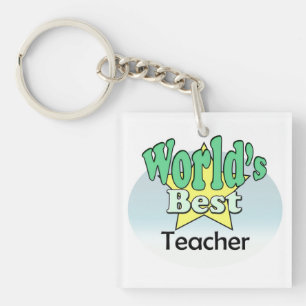 World's best Teacher Keychain