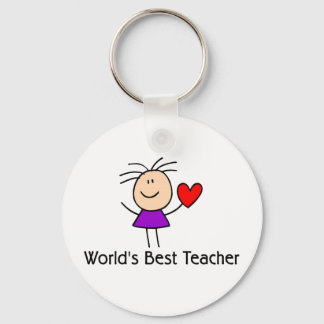 World's Best Teacher Keychain