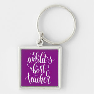 World's Best Teacher Keychain