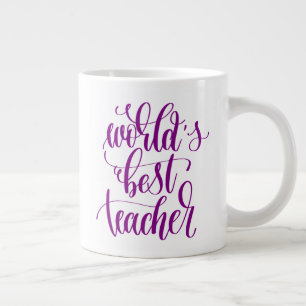 World's Best Teacher Large Coffee Mug