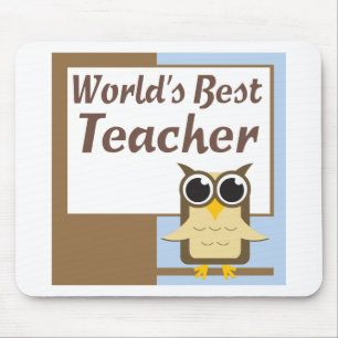 Worlds Best Teacher Mouse Pad