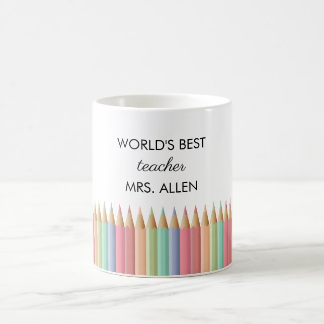 World's Best Teacher Mug (Center)