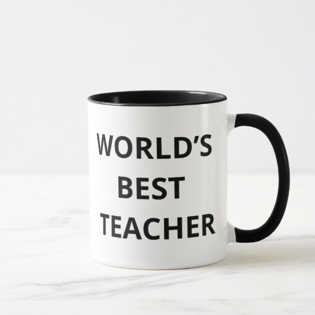 WORLD'S BEST TEACHER MUG (Right)