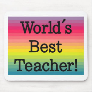 World's Best Teacher - Teacher gift Mouse Pad