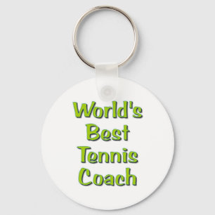 World's Best Tennis Coach gifts Keychain