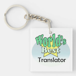 World's best Translator Keychain