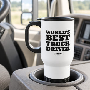 World's Best Truck Driver Personalized Travel Mug