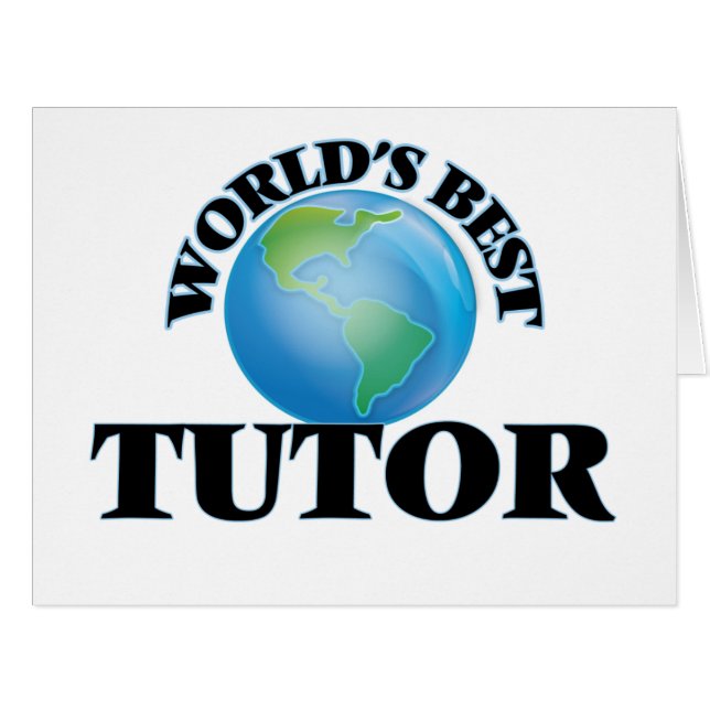 World's Best Tutor (Front Horizontal)