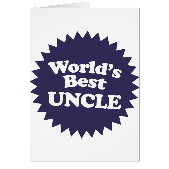 World's Best Uncle (Front)