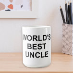 World's Best Uncle Coffee Mug<br><div class="desc">Classic and funny World's Best mug for The Office fans!!</div>