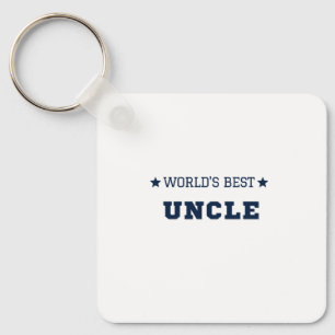 World's Best Uncle Key Chain