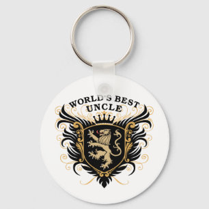 World's Best Uncle Keychain