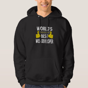World's Best Web Developer Job Title Web Developer Hoodie