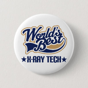 Worlds Best X Ray Tech 2 Inch Round Button