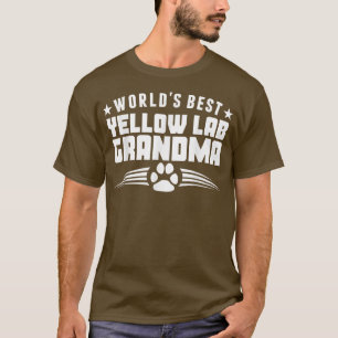 World's Best Yellow Lab Grandma T-Shirt