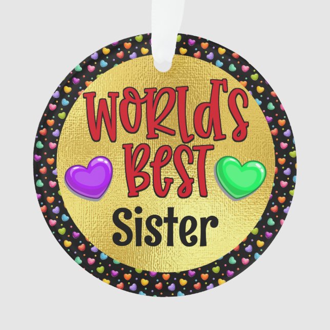 World's Best YOU Name It Ornament (Front)