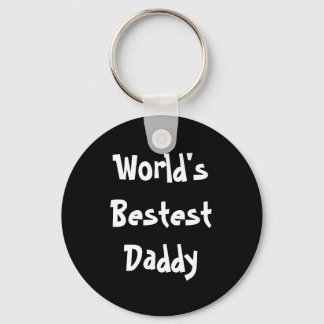 World's Bestest Daddy Keychain