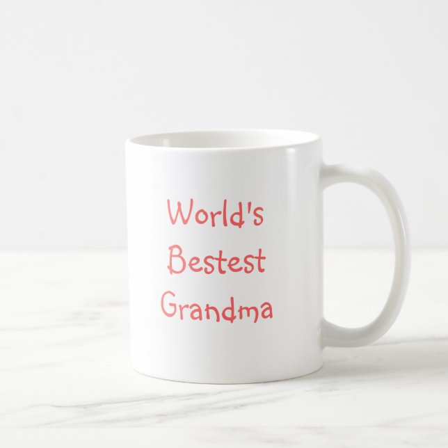 World's Bestest Grandma Coffee Mug (Right)