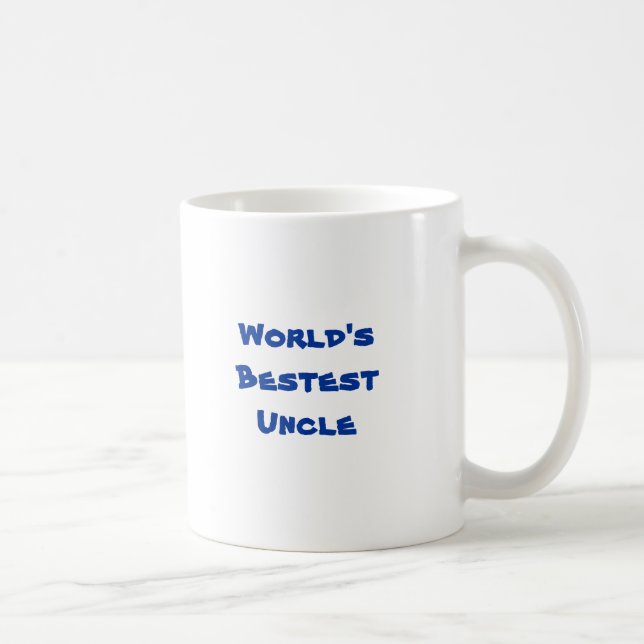 World's Bestest Uncle Coffee Mug (Right)