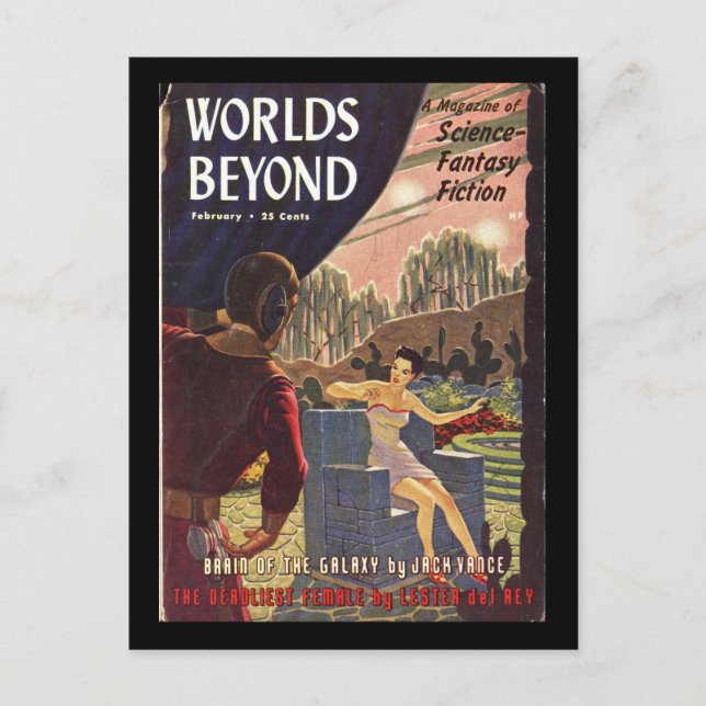 Worlds Beyond 02_Pulp Art Postcard (Front)