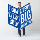 World's biggest huge size personalized thank you