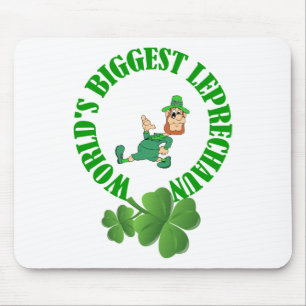 World's biggest leprechaun mouse pad