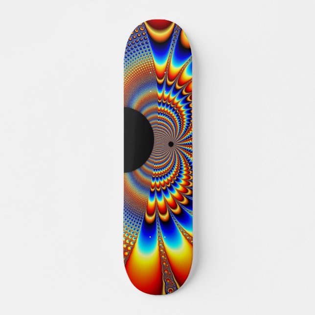Worlds Collide - Fractal Skateboard (Front)