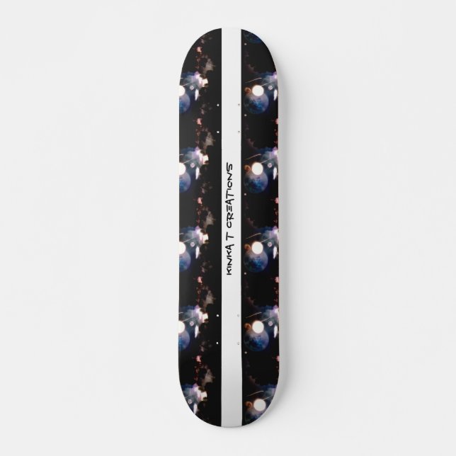Worlds Collide Skateboard Deck 7¾" (Front)