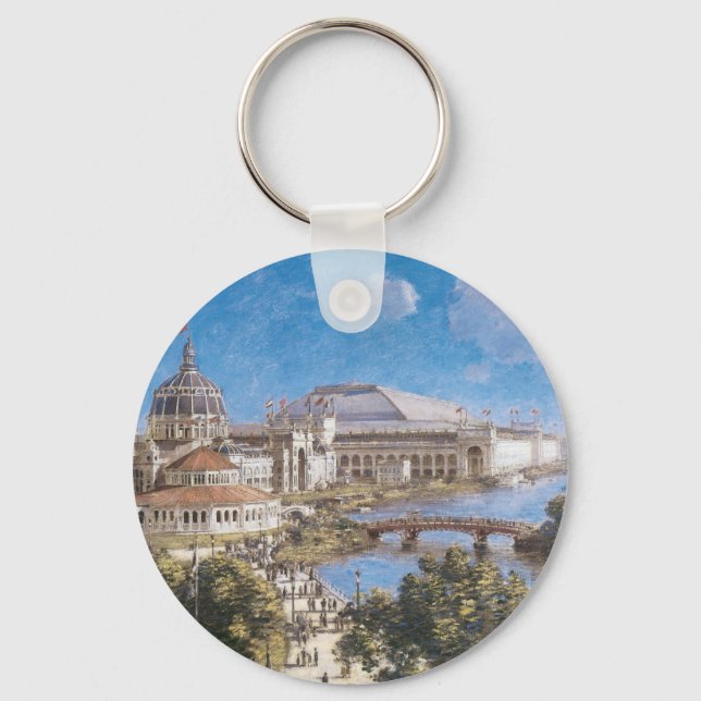 World's Colombian Exposition by Theodore Robinson Keychain (Front)